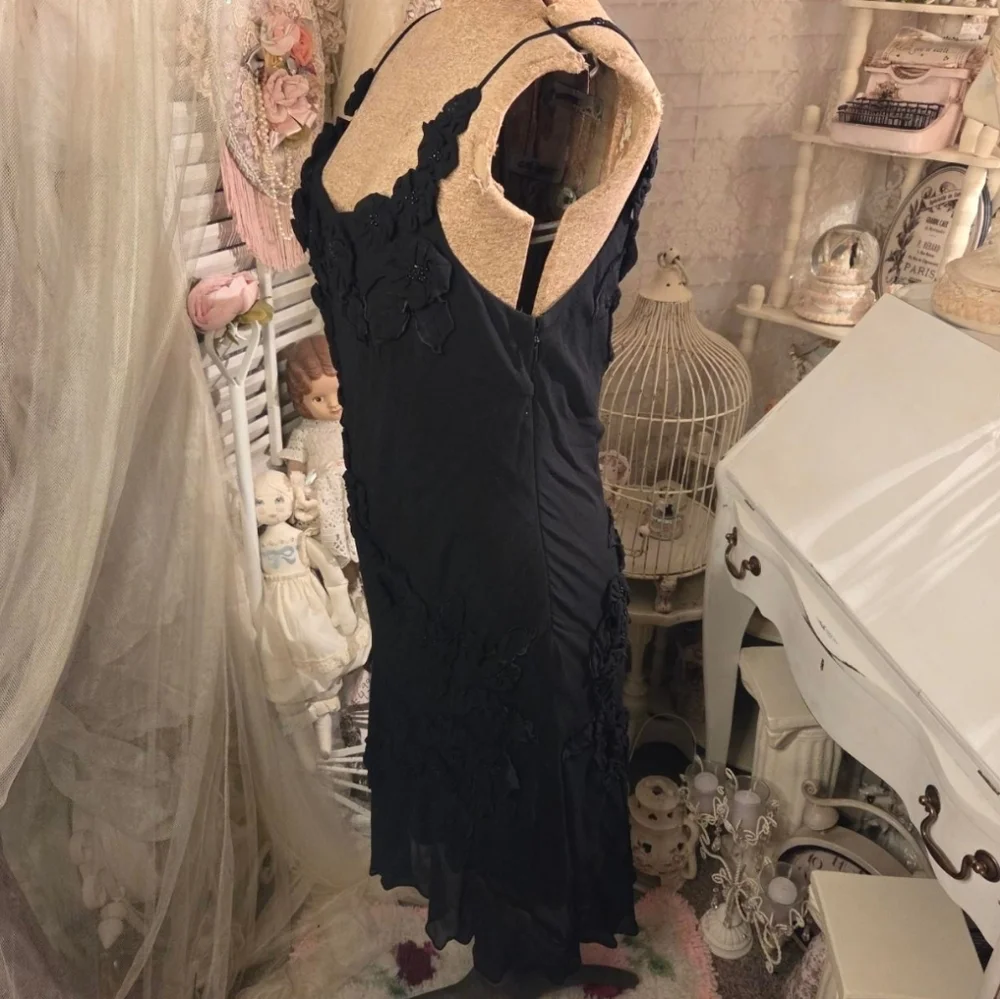 ♡ nwt deadstock vintage sue wong silk dress ♡ - Picture 3 of 5